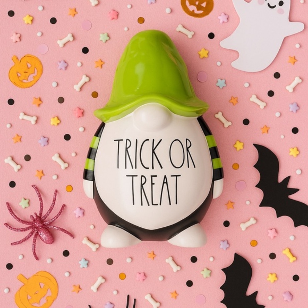 Rae Dunn Trick Or Treat Halloween Gnome NWT